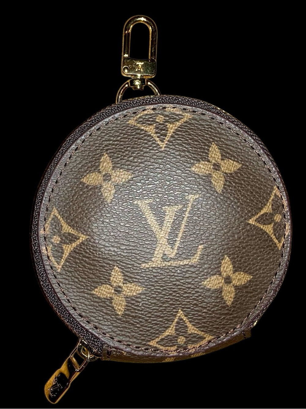 LV Monogram Zip Around Coin Purse - Picture 5 of 6